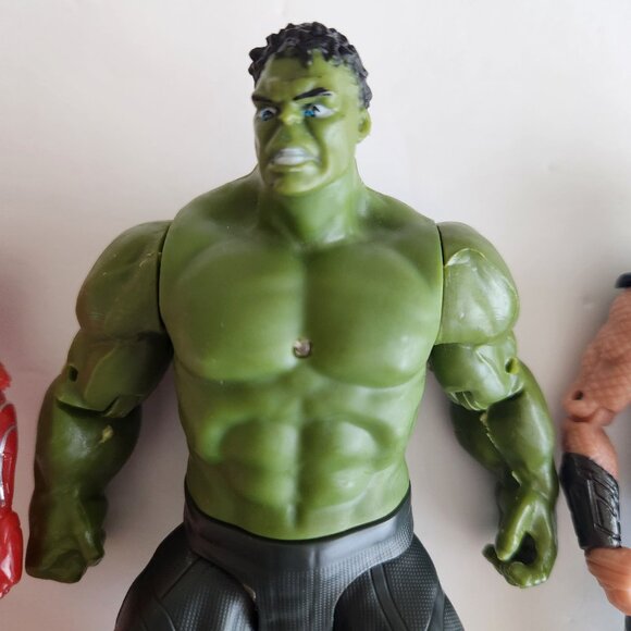Marvel Avengers Action Figures Set Of 3 - Iron Man Hulk & Thor - missing lights - Picture 5 of 16